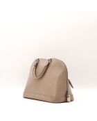 Sac en cuir Alma PM épi taupe - 32 x 23 x 15 cm