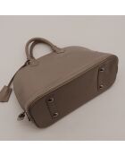 Sac en cuir Alma PM épi taupe - 32 x 23 x 15 cm