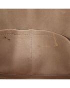 Sac en cuir Alma PM épi taupe - 32 x 23 x 15 cm