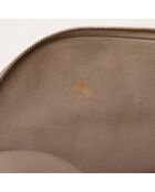 Sac en cuir Alma PM épi taupe - 32 x 23 x 15 cm