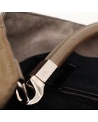 Sac en cuir Roady kaki - 32 x 32 x 17 cm