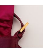 Sac en cuir Mama Baguette fuchsia - 34 x 22 x 13 cm