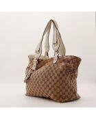 Tote bag Horsebit beige - 36 x 27 x 15 cm