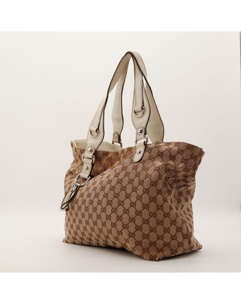 Tote bag Horsebit beige - 36 x 27 x 15 cm