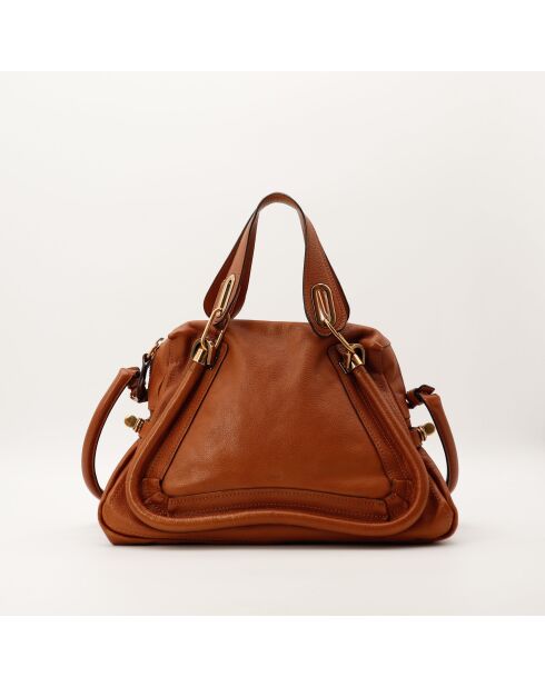 Sac en cuir Paraty marron - 38 x 15 x 21.5 cm