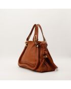 Sac en cuir Paraty marron - 38 x 15 x 21.5 cm