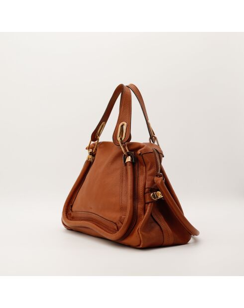 Sac en cuir Paraty marron - 38 x 15 x 21.5 cm