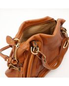 Sac en cuir Paraty marron - 38 x 15 x 21.5 cm