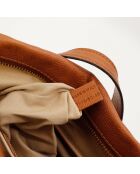 Sac en cuir Paraty marron - 38 x 15 x 21.5 cm