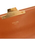 Sac Triomphe Claude marron - 10.5 x 21 x 4 cm