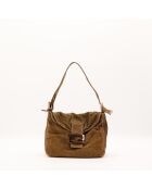 Sac Mamma Baguette Corduroy kaki - 24 x 18 x 13 cm