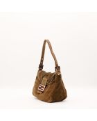 Sac Mamma Baguette Corduroy kaki - 24 x 18 x 13 cm