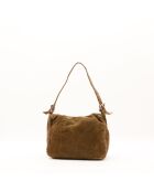 Sac Mamma Baguette Corduroy kaki - 24 x 18 x 13 cm