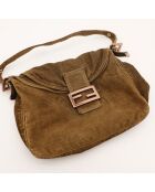 Sac Mamma Baguette Corduroy kaki - 24 x 18 x 13 cm