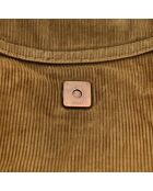 Sac Mamma Baguette Corduroy kaki - 24 x 18 x 13 cm