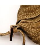 Sac Mamma Baguette Corduroy kaki - 24 x 18 x 13 cm