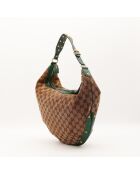 Sac Hobo Bibo marron - 44 x 30 x 5 cm