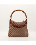 Sac Hobo Anita Bambou cognac - 33 x 26 x 8 cm
