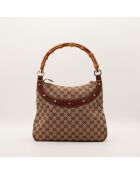Sac Hobo Anita Bambou cognac - 33 x 26 x 8 cm