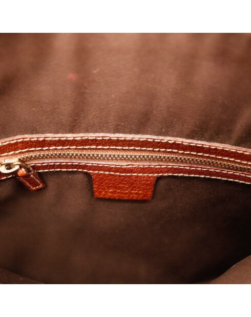 Sac Hobo Anita Bambou cognac - 33 x 26 x 8 cm