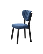 Stuhl Elma Marineblau - L.47 cm x H. 85 cm x T. 45 cm