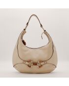Sac en cuir Hobo Amalfi crème - 39 x 24 x 3 cm