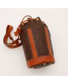 Sac Seau Clara Macadam marron - 13 x 22 x 13 cm