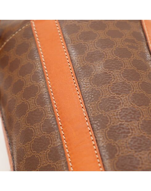 Sac Seau Clara Macadam marron - 13 x 22 x 13 cm
