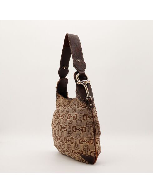 Sac Hobo Horsebit marron - 33 x 24 x 3 cm