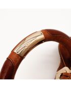 Sac en cuir Indy camel - 46 x 38 x 3 cm