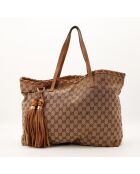 Tote bag Bella marron - 34 x 27 x 14 cm