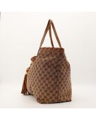 Tote bag Bella marron - 34 x 27 x 14 cm
