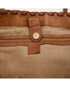 Tote bag Bella marron - 34 x 27 x 14 cm