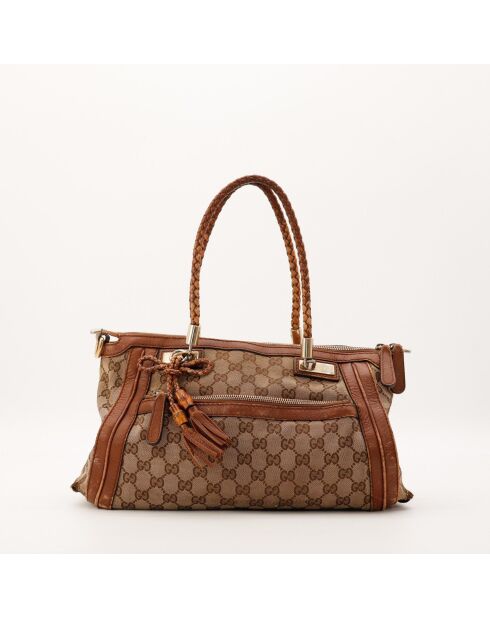 Tote bag Bella beige - 31 x 23 x 12 cm