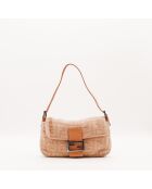 Sac Mamma Baguette Laine orange - 26 x 17 x 4 cm