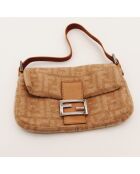 Sac Mamma Baguette Laine orange - 26 x 17 x 4 cm