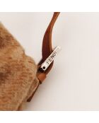 Sac Mamma Baguette Laine orange - 26 x 17 x 4 cm
