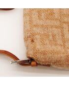 Sac Mamma Baguette Laine orange - 26 x 17 x 4 cm