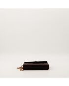 Sac en cuir Wallet on Chain brun - 17 x 14 x 4 cm