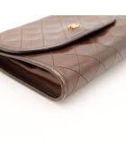 Sac en cuir Wallet on Chain brun - 17 x 14 x 4 cm