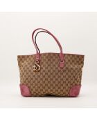 Tote bag Bambou beige - 35 x 25 x 12 cm