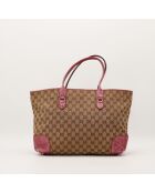 Tote bag Bambou beige - 35 x 25 x 12 cm