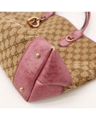 Tote bag Bambou beige - 35 x 25 x 12 cm