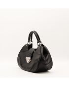 Sac en cuir Montaigne Épi noir - 31 x 15 x 13 cm