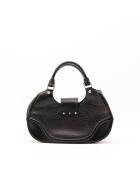 Sac en cuir Montaigne Épi noir - 31 x 15 x 13 cm