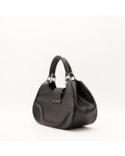 Sac en cuir Montaigne Épi noir - 31 x 15 x 13 cm