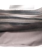 Sac en cuir Montaigne Épi noir - 31 x 15 x 13 cm
