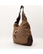 Sac en cuir New Jackie Hobo Bamboo beige - 41 x 37 x 6 cm