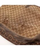 Sac en cuir New Jackie Hobo Bamboo beige - 41 x 37 x 6 cm
