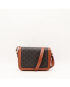 Sac Triomphe cognac - 22 x 15.5 x 6 cm